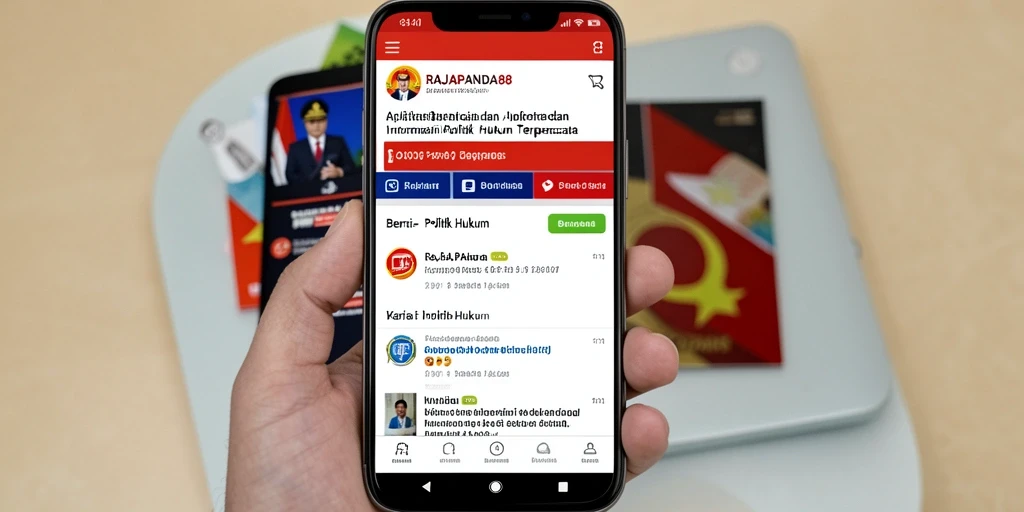 Antarmuka aplikasi RAJAPANDA88 yang informatif dan mudah digunakan.