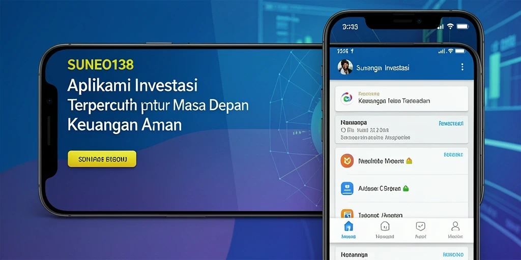 Tampilan antarmuka <strong>SUNEO138</strong> yang sederhana dan informatif untuk investasi.